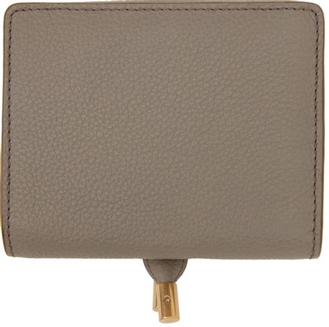 chloe marcie grey wallet|chloe marcie square wallet.